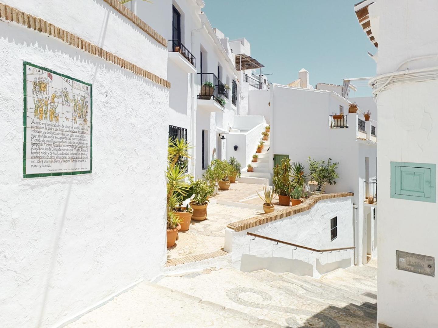 Las Pizarrillas: Tu Hogar En Este Blanco Pueblo Frigiliana Esterno foto