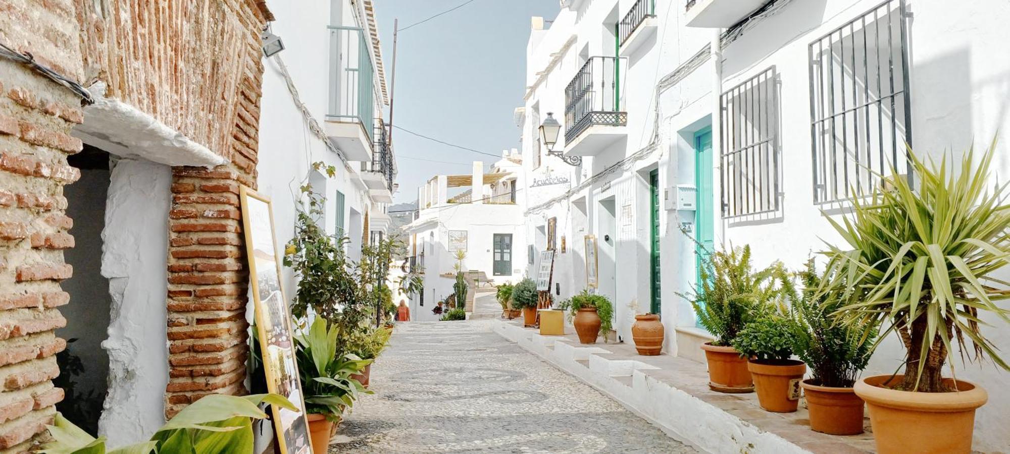 Las Pizarrillas: Tu Hogar En Este Blanco Pueblo Frigiliana Esterno foto