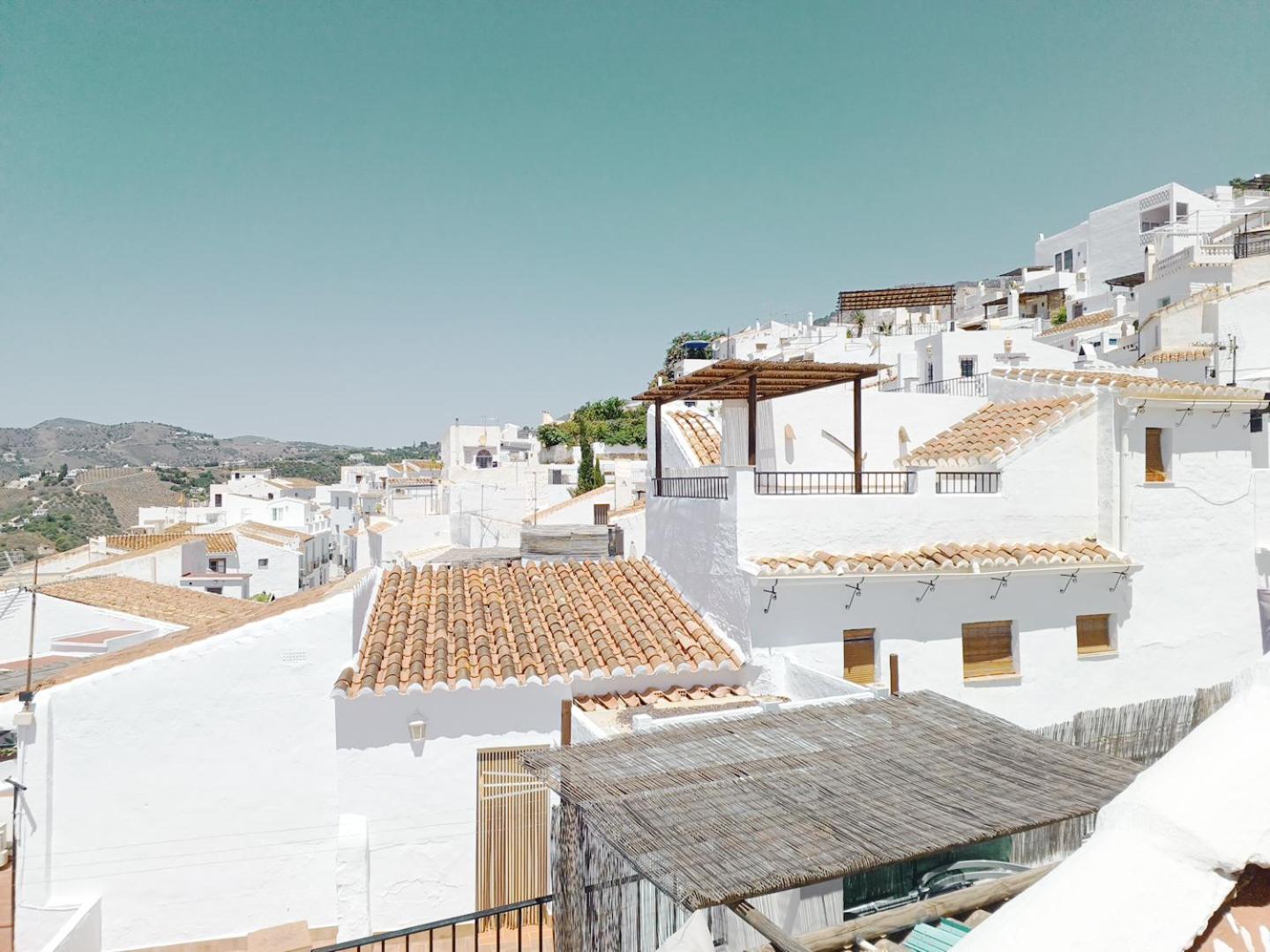 Las Pizarrillas: Tu Hogar En Este Blanco Pueblo Frigiliana Esterno foto